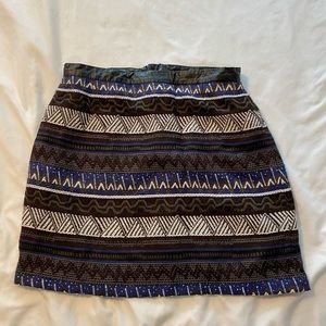 H&M tribal print skirt